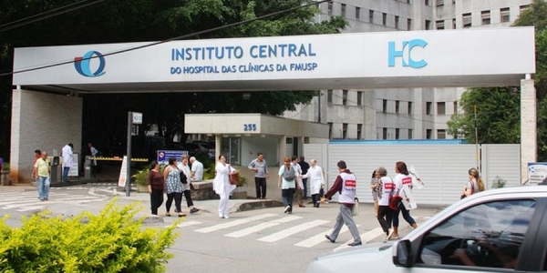 Paciente de febre hemorrágica morreu no Hospital das Clínicas da USP em São Paulo.